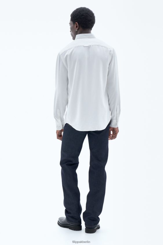 Filippa K L8HHT392 Bekleidung Weiß Männer Zachary-Shirt