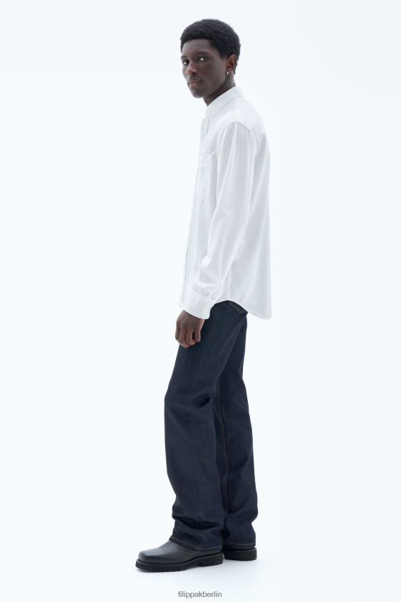Filippa K L8HHT392 Bekleidung Weiß Männer Zachary-Shirt
