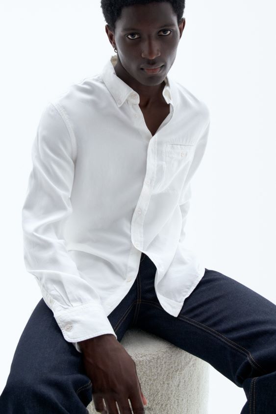 Filippa K L8HHT392 Bekleidung Weiß Männer Zachary-Shirt