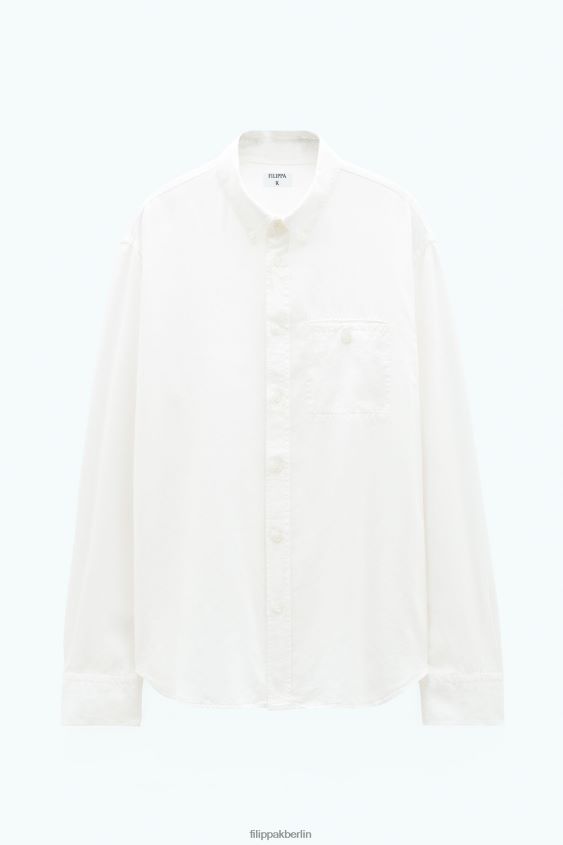 Filippa K L8HHT392 Bekleidung Weiß Männer Zachary-Shirt