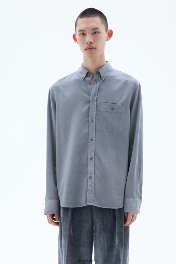 Filippa K L8HHT396 Bekleidung rauchgrün Männer Zachary-Shirt