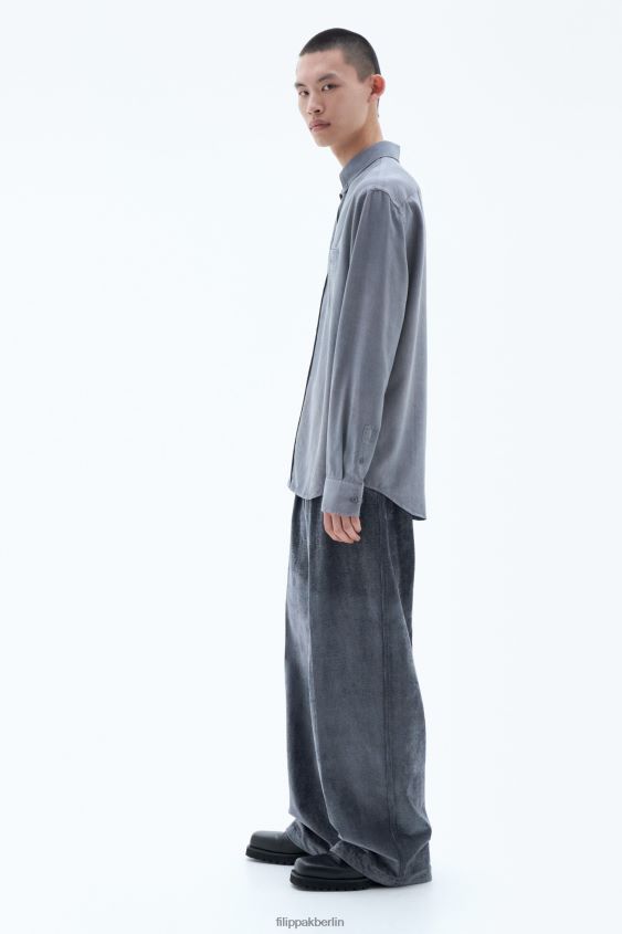 Filippa K L8HHT396 Bekleidung rauchgrün Männer Zachary-Shirt