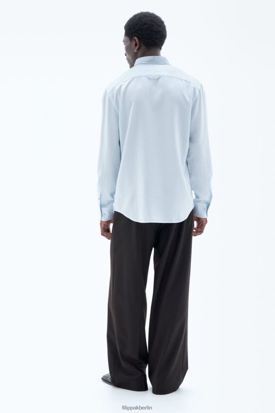 Filippa K L8HHT398 Bekleidung Eisblau Männer Zachary-Shirt