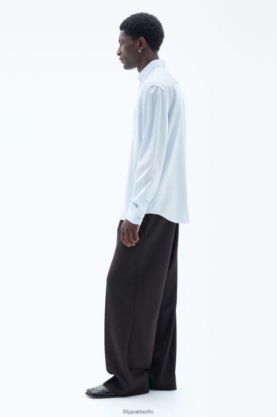 Filippa K L8HHT398 Bekleidung Eisblau Männer Zachary-Shirt