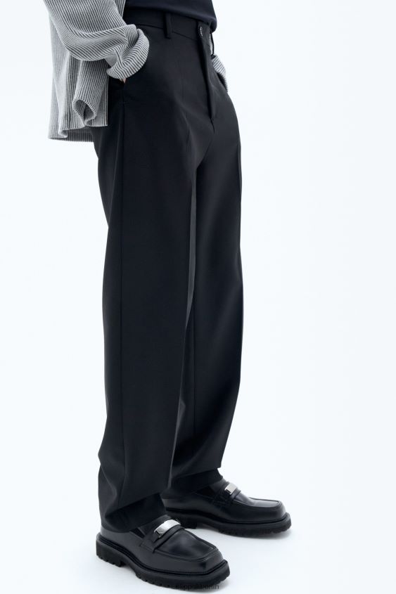 Filippa K L8HHT359 Bekleidung Schwarz Männer Mateo-Wollhose