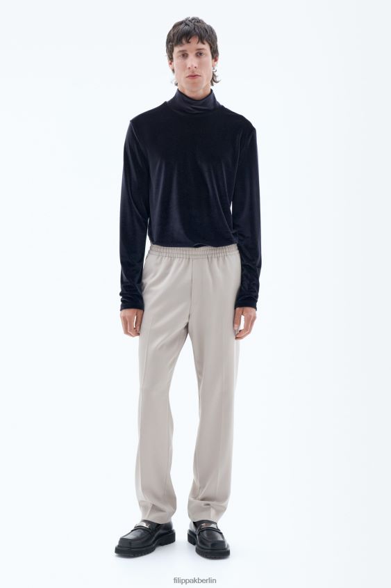 Filippa K L8HHT360 Bekleidung graubeige Männer lässige Wollhose