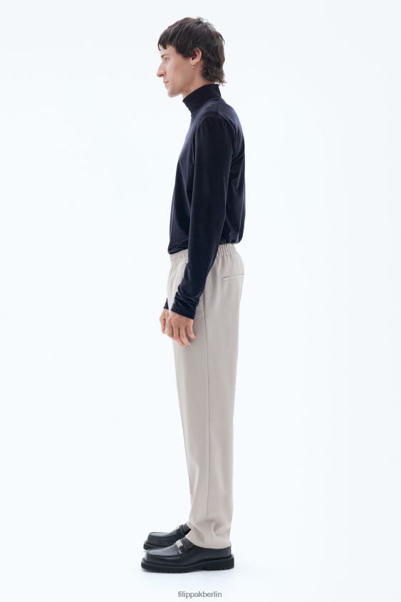 Filippa K L8HHT360 Bekleidung graubeige Männer lässige Wollhose