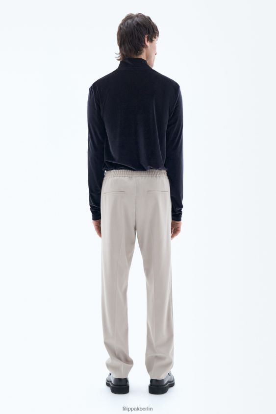 Filippa K L8HHT360 Bekleidung graubeige Männer lässige Wollhose