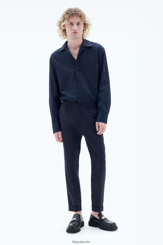 Filippa K L8HHT365 Bekleidung Marine Männer Kurze Hose aus Frottee