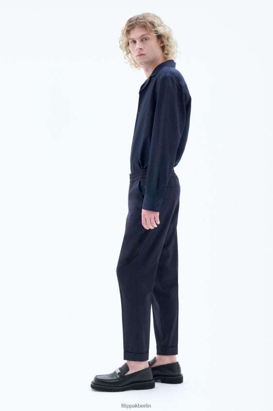 Filippa K L8HHT365 Bekleidung Marine Männer Kurze Hose aus Frottee