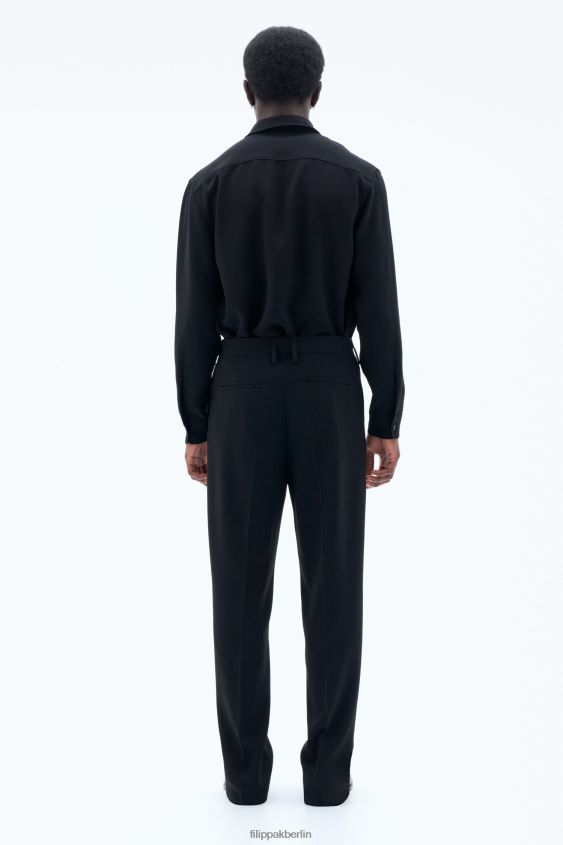 Filippa K L8HHT367 Bekleidung Schwarz Männer Mateo-Hose