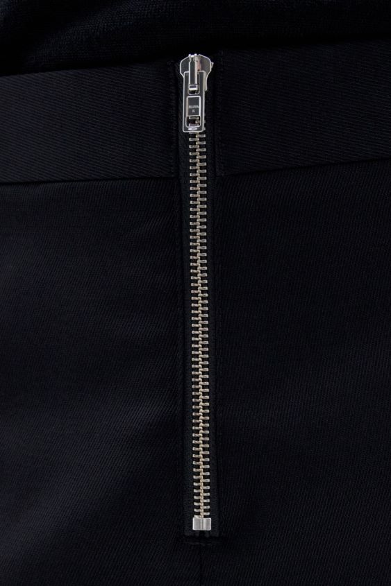 Filippa K L8HHT370 Bekleidung Schwarz Männer Bootcut-Reißverschlusshose