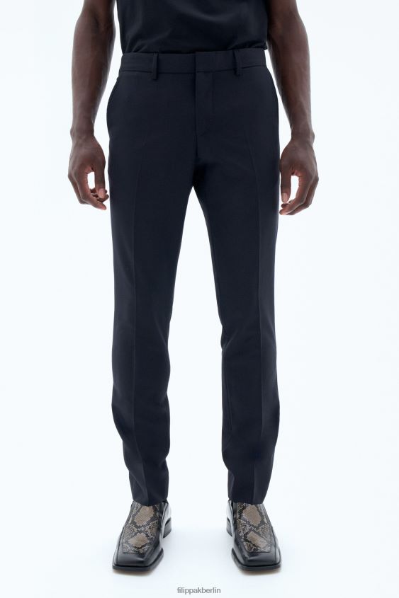 Filippa K L8HHT373 Bekleidung dunkles Marineblau Männer Liam Wollhose