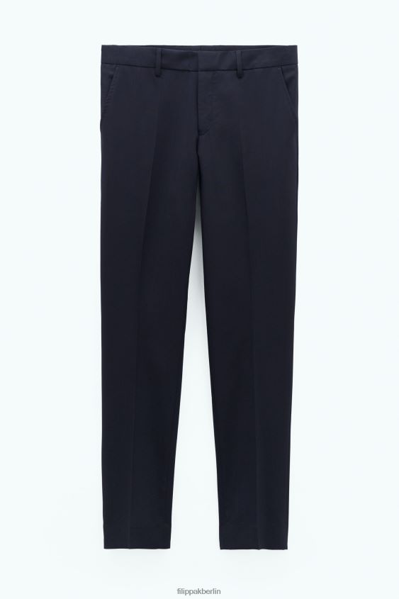 Filippa K L8HHT373 Bekleidung dunkles Marineblau Männer Liam Wollhose