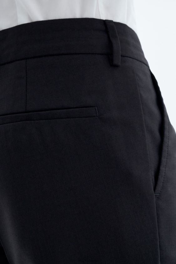 Filippa K L8HHT374 Bekleidung Schwarz Männer Liam Wollhose