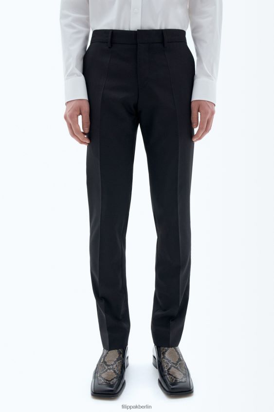 Filippa K L8HHT374 Bekleidung Schwarz Männer Liam Wollhose