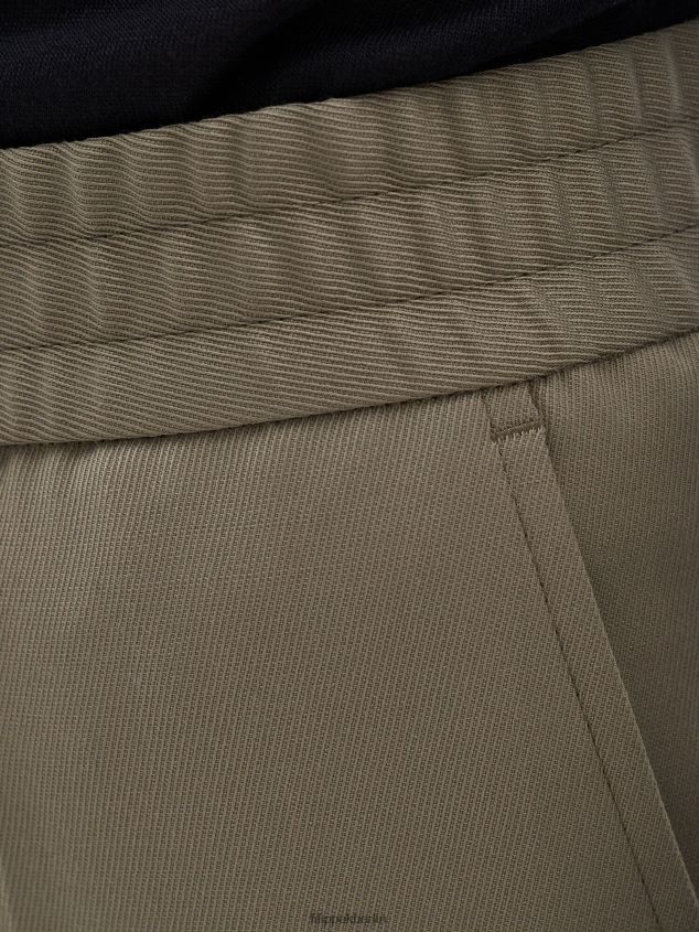 Filippa K L8HHT379 Bekleidung Khakigrün Männer Kurze Hose aus Frottee