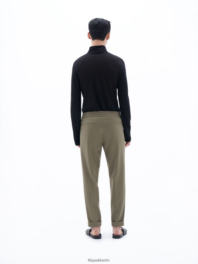 Filippa K L8HHT379 Bekleidung Khakigrün Männer Kurze Hose aus Frottee