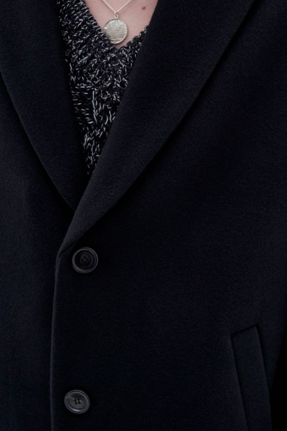 Filippa K L8HHT254 Bekleidung Schwarz Männer Londoner Mantel
