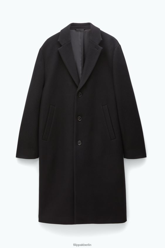 Filippa K L8HHT254 Bekleidung Schwarz Männer Londoner Mantel