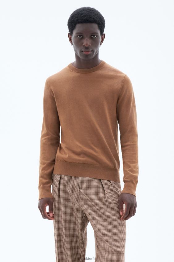 Filippa K L8HHT277 Bekleidung Kamel Männer Merinopullover