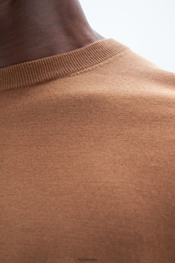 Filippa K L8HHT277 Bekleidung Kamel Männer Merinopullover