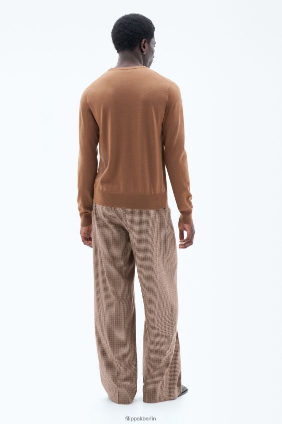 Filippa K L8HHT277 Bekleidung Kamel Männer Merinopullover