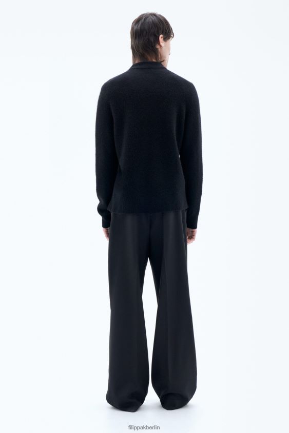Filippa K L8HHT292 Bekleidung Schwarz Männer Johannes-Yak-Pullover