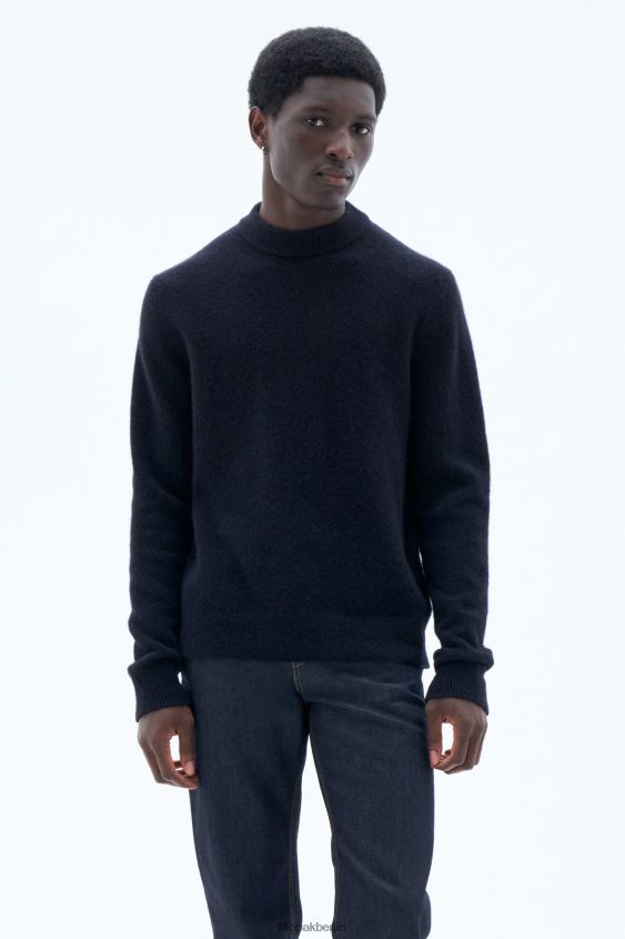 Filippa K L8HHT297 Bekleidung dunkles Marineblau Männer Johannes-Yak-Pullover
