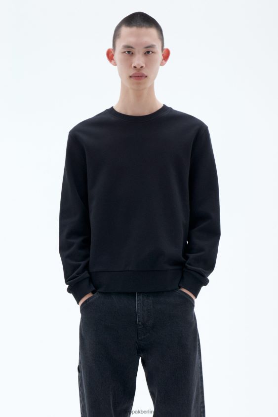 Filippa K L8HHT283 Bekleidung Schwarz Männer Gustav-Sweatshirt