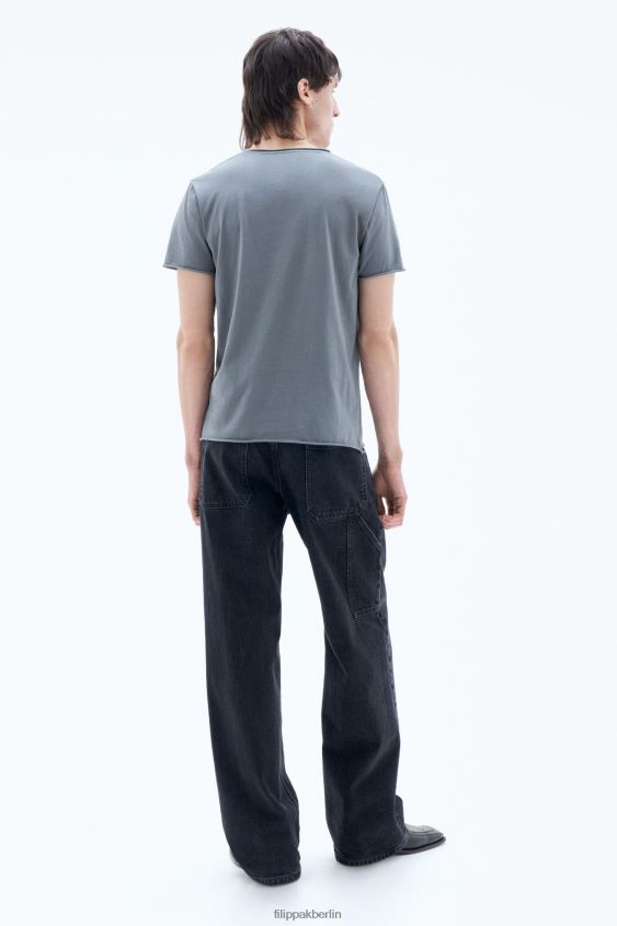 Filippa K L8HHT301 Bekleidung rauchgrün Männer Rollkragen-T-Shirt