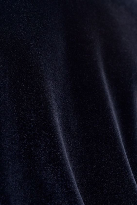 Filippa K L8HHT304 Bekleidung Schwarz Männer Rollkragenoberteil aus Samt
