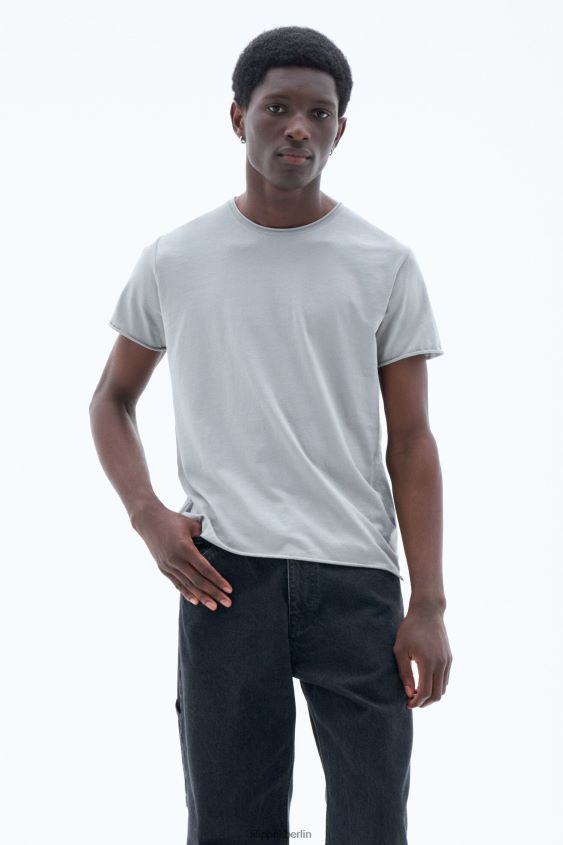 Filippa K L8HHT310 Bekleidung Federgrau Männer Rollkragen-T-Shirt
