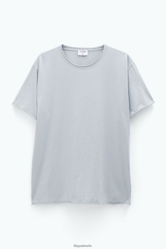Filippa K L8HHT310 Bekleidung Federgrau Männer Rollkragen-T-Shirt