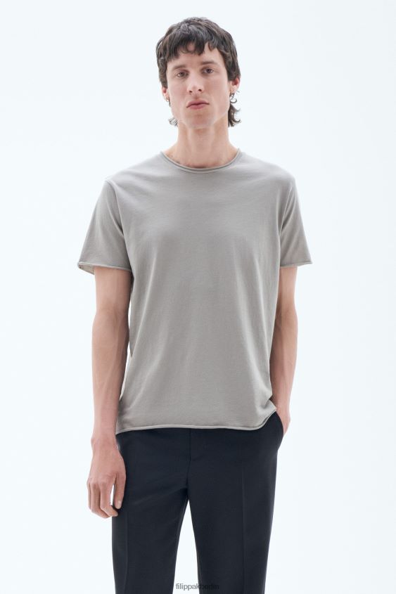 Filippa K L8HHT313 Bekleidung austerngrau Männer Rollkragen-T-Shirt
