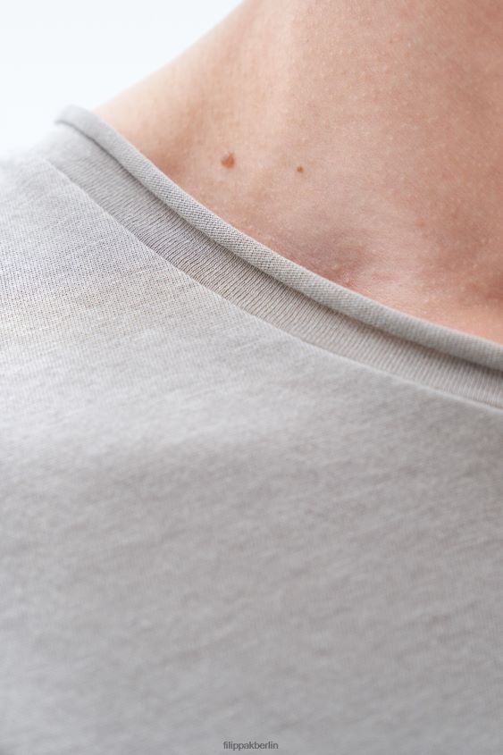 Filippa K L8HHT313 Bekleidung austerngrau Männer Rollkragen-T-Shirt