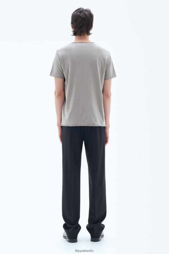 Filippa K L8HHT313 Bekleidung austerngrau Männer Rollkragen-T-Shirt