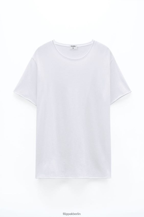 Filippa K L8HHT317 Bekleidung Weiß Männer Rollkragen-T-Shirt