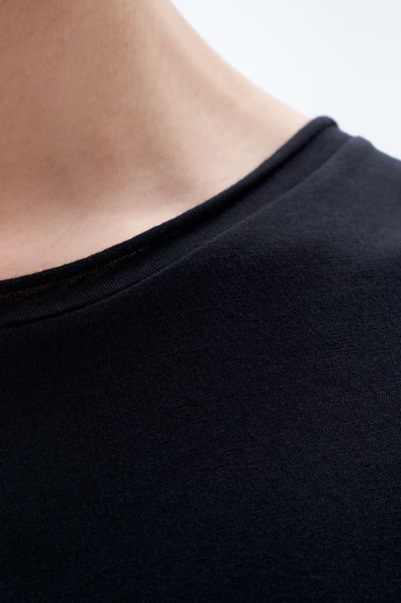 Filippa K L8HHT330 Bekleidung Schwarz Männer Rollkragen-T-Shirt