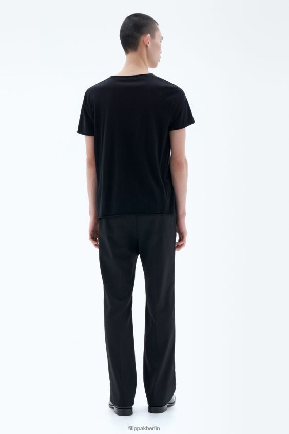 Filippa K L8HHT330 Bekleidung Schwarz Männer Rollkragen-T-Shirt