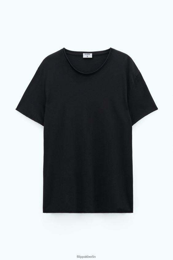 Filippa K L8HHT330 Bekleidung Schwarz Männer Rollkragen-T-Shirt