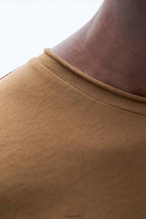 Filippa K L8HHT338 Bekleidung bronzegrün Männer Rollkragen-T-Shirt