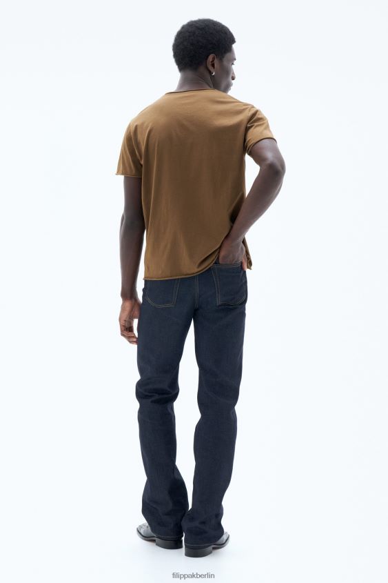 Filippa K L8HHT338 Bekleidung bronzegrün Männer Rollkragen-T-Shirt