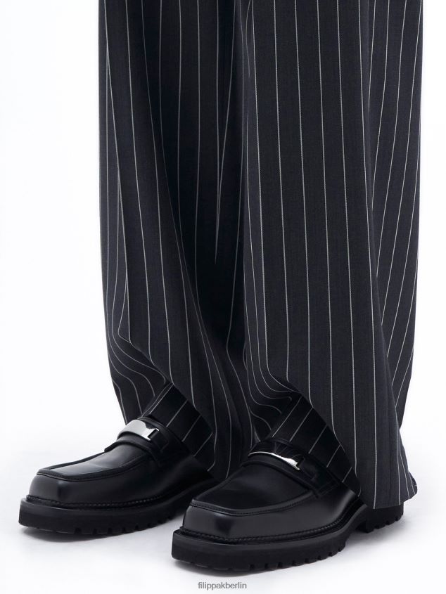 Filippa K L8HHT483 Schuhe Schwarz Männer Slipper