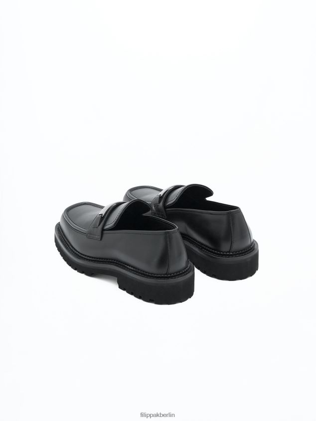 Filippa K L8HHT483 Schuhe Schwarz Männer Slipper