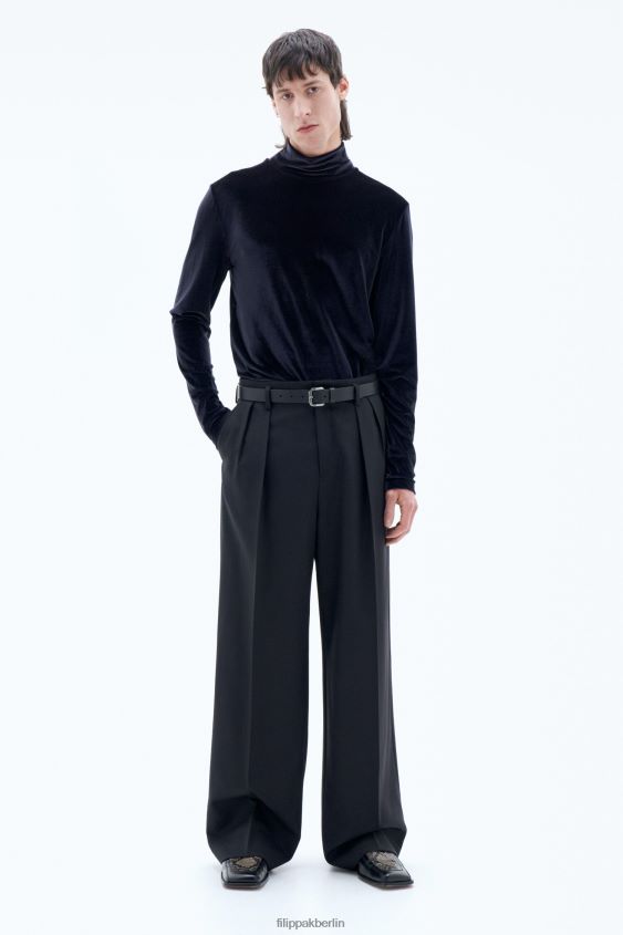 Filippa K L8HHT489 Zubehörteil Schwarz Männer Schnallengürtel