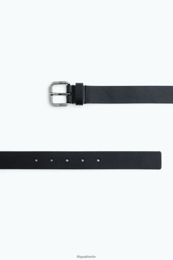 Filippa K L8HHT489 Zubehörteil Schwarz Männer Schnallengürtel