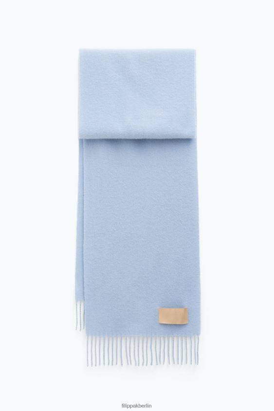 Filippa K L8HHT480 Zubehörteil Eisblau Männer Schal aus Kaschmirmischung