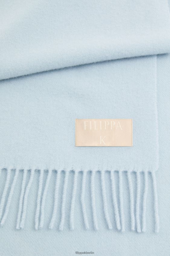 Filippa K L8HHT480 Zubehörteil Eisblau Männer Schal aus Kaschmirmischung