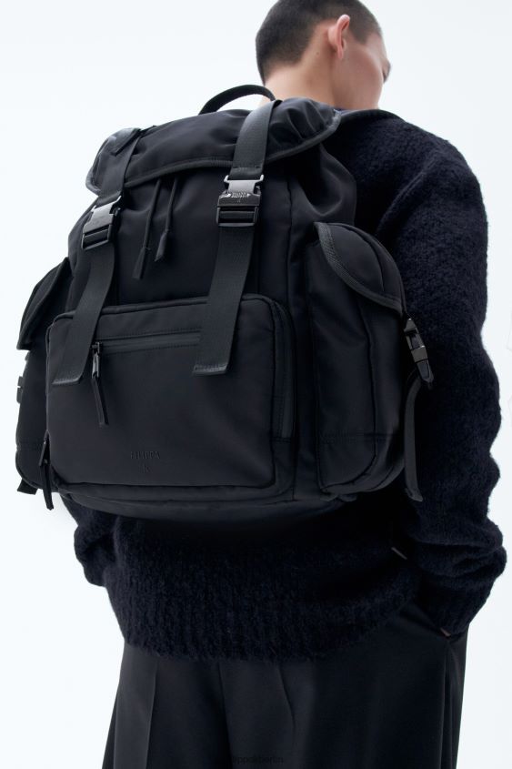 Filippa K L8HHT488 Zubehörteil Schwarz Männer Rucksack